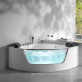 1.5m Bathtub Luxurious Acrylic Transparent 2 Person Whirlpool Indoor Corner bathtubs & whirlpools